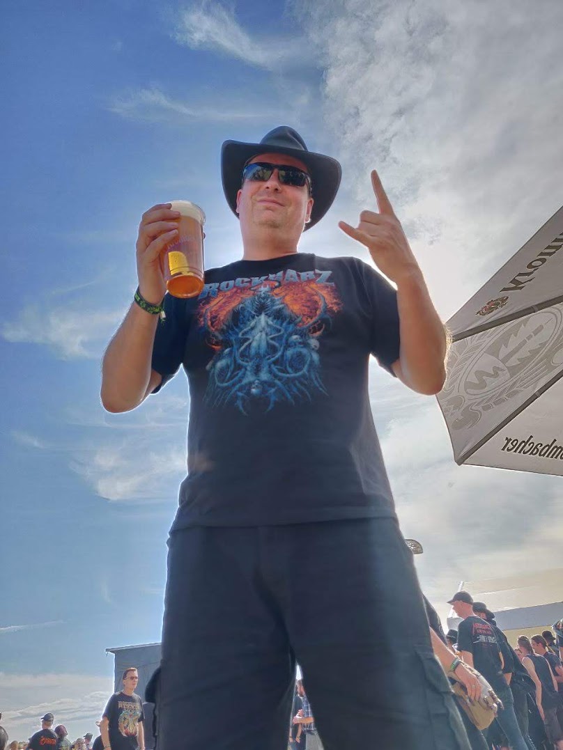 Olli beim Festival